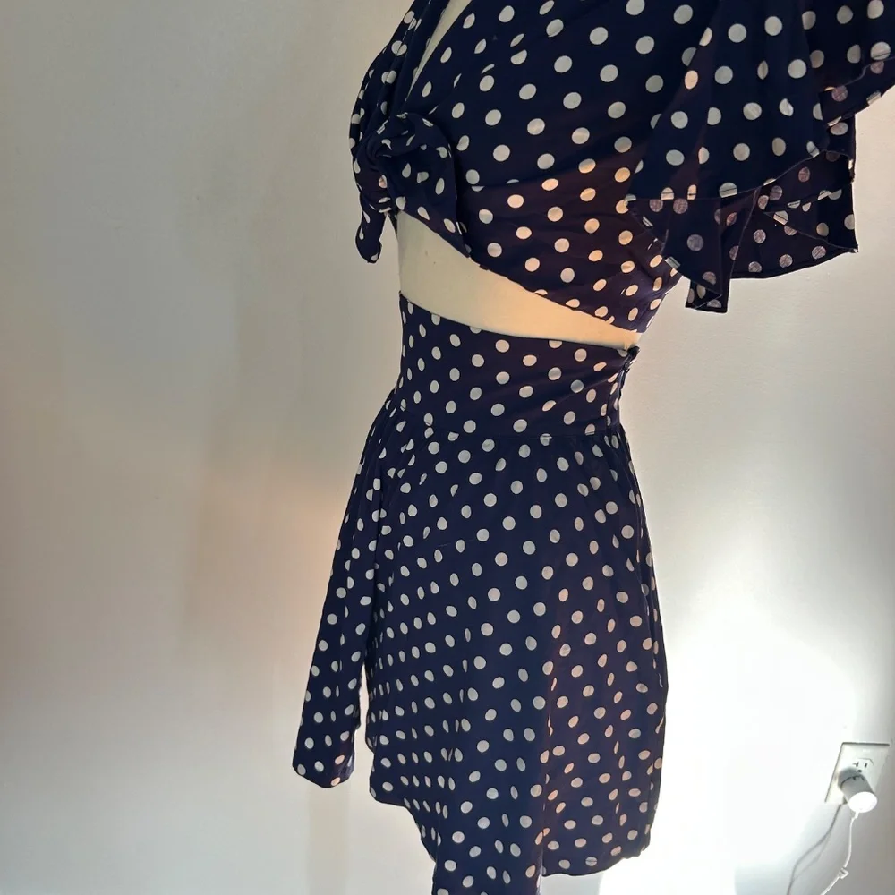 Trashy Diva Blue Dots Top and Shirts - Picture 5 of 9
